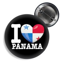 Button - I LOVE PANAMA -