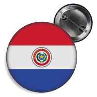 Button - PARAGUAY - Fahne