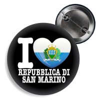 Button - I LOVE REPUBBLICA DI SAN MARINO -