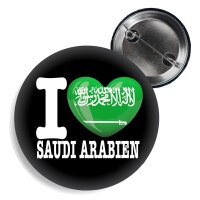 Button - I LOVE SAUDI ARABIEN -