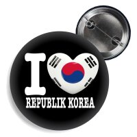 Button - I LOVE REPUBLIK KOREA -
