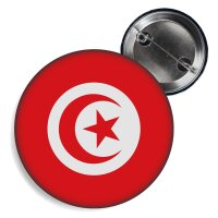 Button - TUNESIEN - Fahne