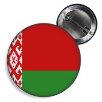 Button - WEIßRUSSLAND - Fahne