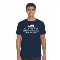 T-Shirt "Dschungel-Nummer" navy