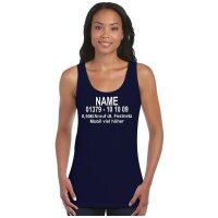 Tank Top "Dschungel-Nummer" navy