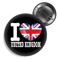 Button - I LOVE UNITED KINGDOM -