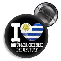 Button - I LOVE REPÚBLICA ORIENTAL DEL URUGUAY -
