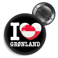 Button - I LOVE GRØNLAND -