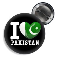 Button - I LOVE PAKISTAN -
