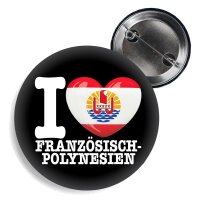 Button - I LOVE FRANZÖSISCH POLYNESIEN -