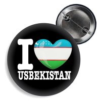 Button - I LOVE USBEKISTAN -