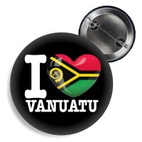 Button - I LOVE VANUATU -