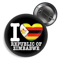 Button - I LOVE REPUBLIC OF ZIMBABWE -