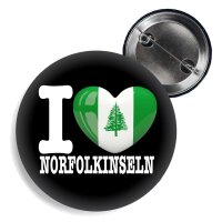 Button - I LOVE NORFOLKINSELN -
