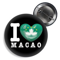 Button - I LOVE MACAO -