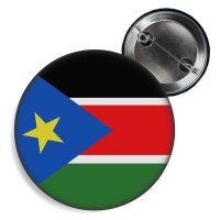 Button - SÜD SUDAN - Fahne