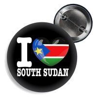 Button - I LOVE SOUTH SUDAN -