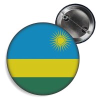 Button - RUANDA - Fahne