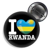 Button - I LOVE RWANDA -