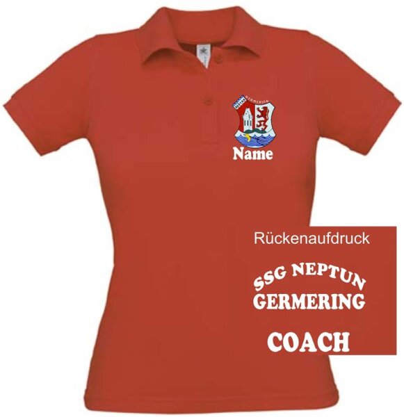 Damen Trainer-Polo-Shirt "SSG Neptun Germering"