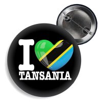 Button - I LOVE TANSANIA -