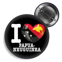 Button - I LOVE PAPUA NEUGUINEA -
