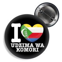 Button - I LOVE UDZIMA WA KOMORI -
