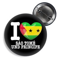 Button - I LOVE SÃO TOMÉ UND PRINCIPE -