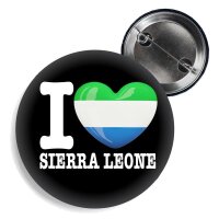 Button - I LOVE SIERRA LEONE -