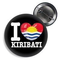 Button - I LOVE KIRIBATI -