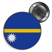 Button - NAURU - Fahne