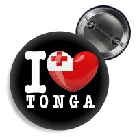 Button - I LOVE TONGA -