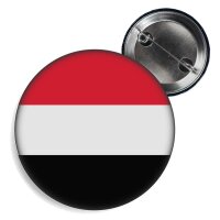 Button - JEMEN - Fahne