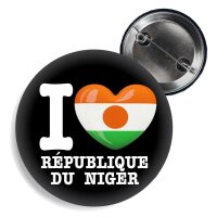 Button - I LOVE RÉPUBLIQUE DU NIGER -