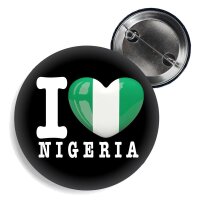Button - I LOVE NIGERIA -