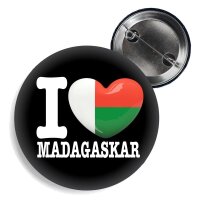 Button - I LOVE MADAGASKAR -