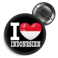 Button - I LOVE INDONESIEN -