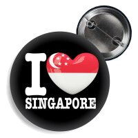 Button - I LOVE SINGAPORE -