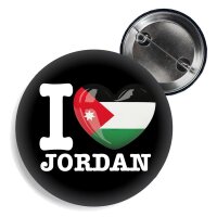 Button - I LOVE JORDAN -