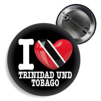 Button - I LOVE TRINIDAD / TOBAGO -