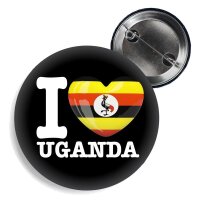 Button - I LOVE UGANDA -