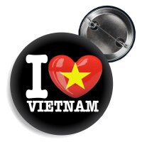 Button - I LOVE VIETNAM -