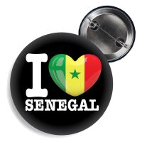 Button - I LOVE SENEGAL -