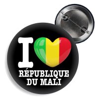 Button - I LOVE RÉPUBLIQUE DU MALI -