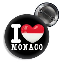 Button - I LOVE MONACO -