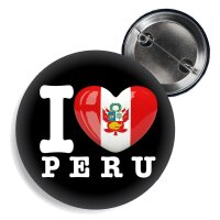 Button - I LOVE PERU -