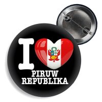 Button - I LOVE PIRUW REPUBLICA -