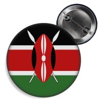 Button - KENIA - Fahne