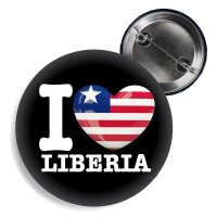 Button - I LOVE LIBERIA -