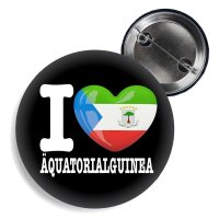 Button - I LOVE ÄQUATORIALGUINEA -